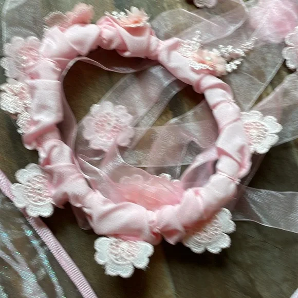 Pink Fairy Costume Set with Wings and Headband - Picture 5 of 9